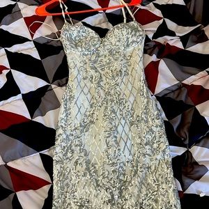 WINDSOR sequin mini formal dress